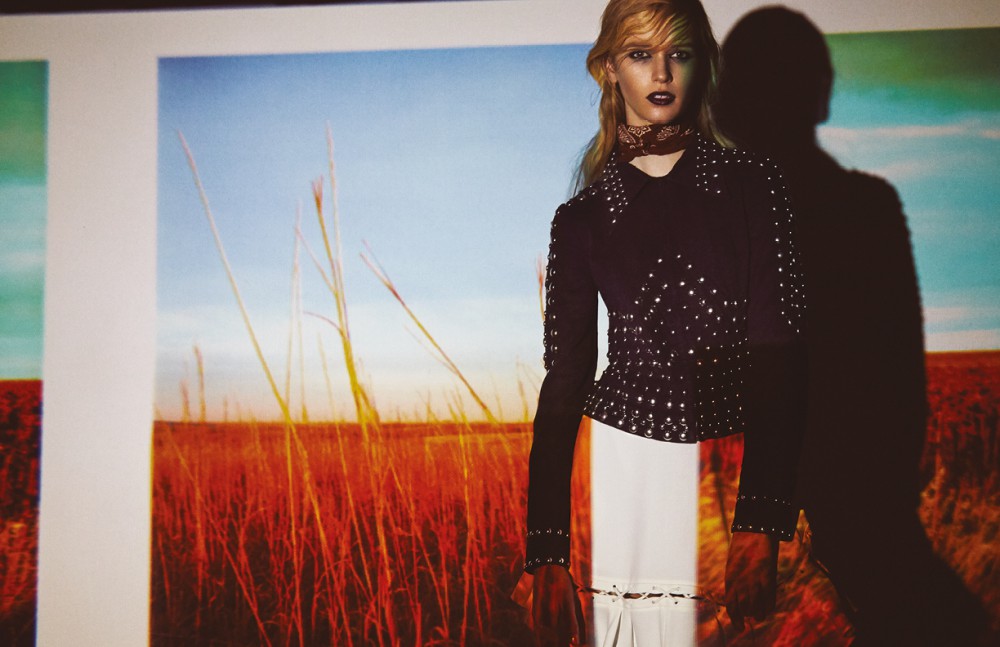 Jacket / Vintage Couture Skirt / Chloé, Saks Fifth Avenue Bandana / Mama Loves You Vintage