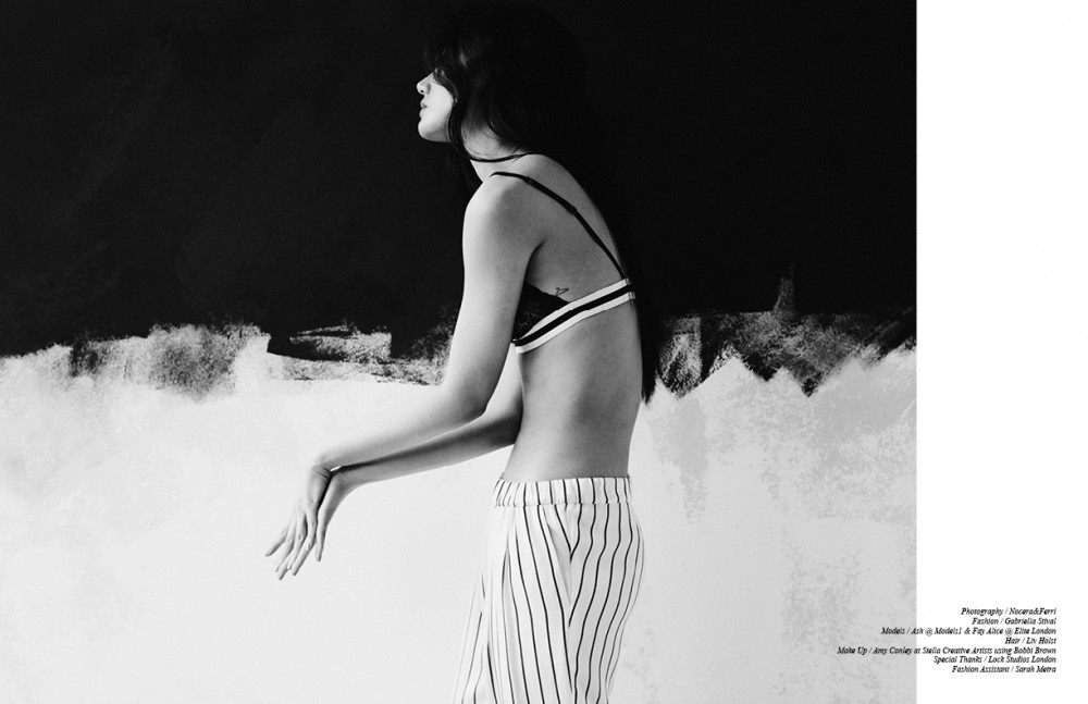 Ash @ Models1 wears Bra / Love Stories Trousers / Won Hundred