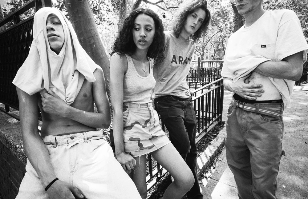 Chris wears T-Shirt / Stussy Jeans / Calvin Klein Jeans Sahara wears Tank Top / Alexander Wang Skirt / The Vintage Twin Necklace / Alibi Ethan wears T-Shirt / The Vintage Twin Jeans / Levi’s Vintage Luca wears T-Shirt / Ben Davis Pants & Belt / The Vintage Twin