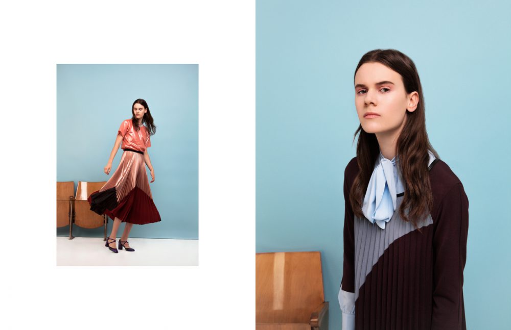 Shirt / Marianna Cimini Skirt / Beatrice B Shoes / ANTEPRIMA Opposite Dress / Beatrice B Shirt / Space