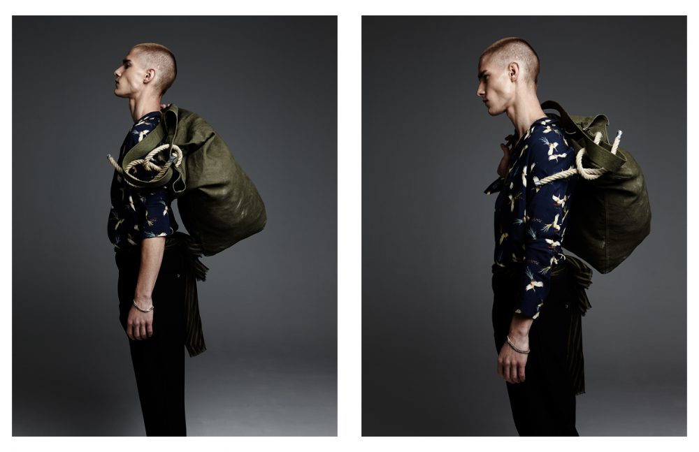 Shirt / ZARA FW16 Trousers / Dior Homme FW16 Bag / Doursoux Scarf (worn as a belt) / Agnès B FW16 Bracelet / Vibe Harsløf