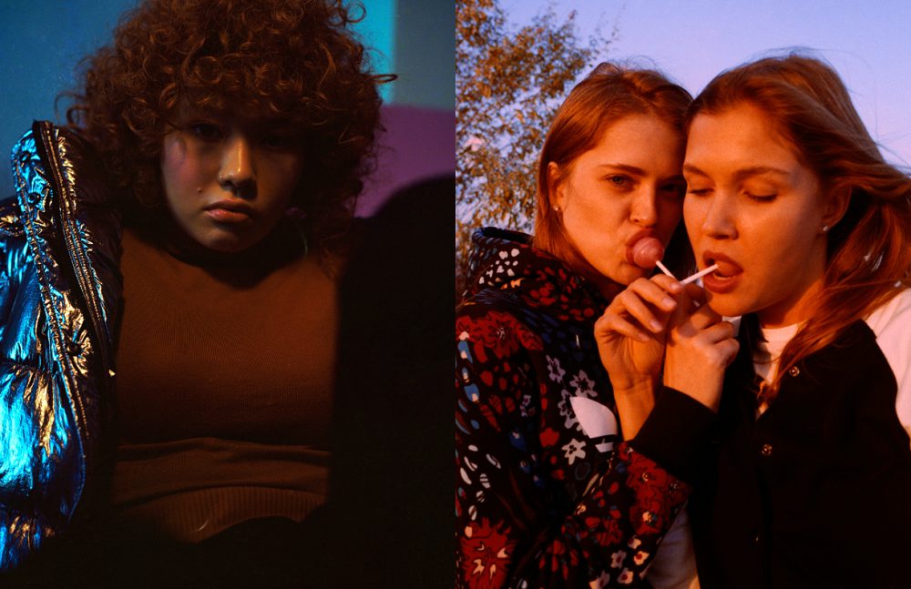 Jacket / ZARA Turtleneck / agnès b Jeans / Levi’s Opposite Left wears Jacket / adidas Originals Right wears Jacket / Bershka