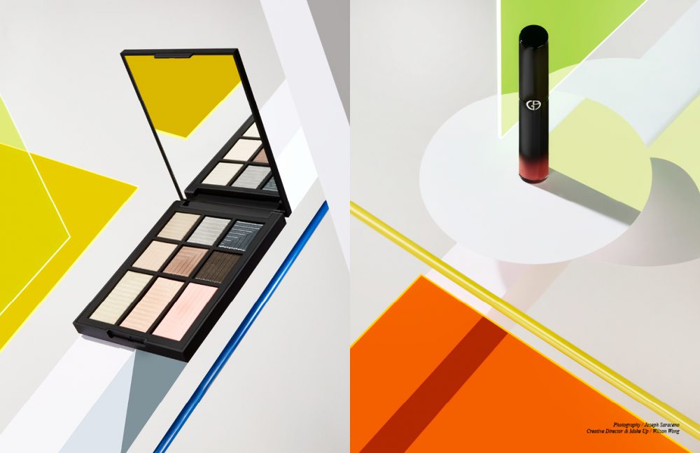 NARS Sarah Moon, Give in Take 8333 Opposite Giorgio Armani Ecstasy Lacquer Night Glow 508
