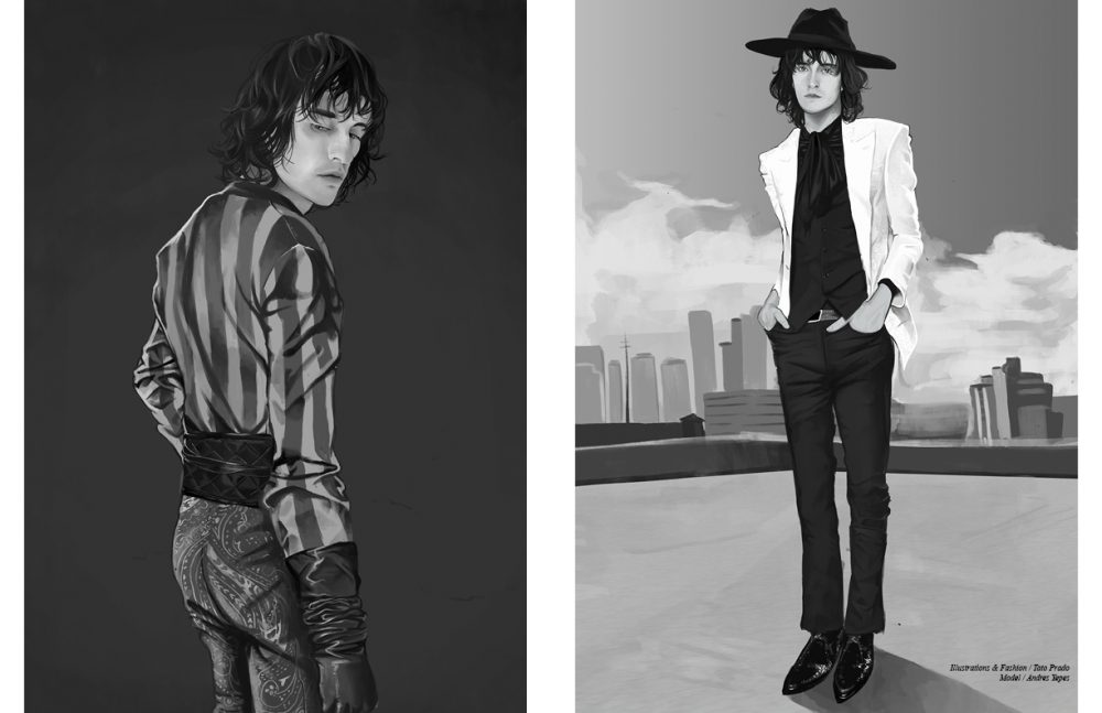 Full Look / Balmain Opposite Full Look / Saint Laurent