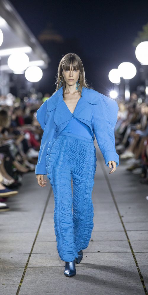 Ania Marincek and Lora Sonney from HEAD – Geneve. Photo by Alexander Palacio.