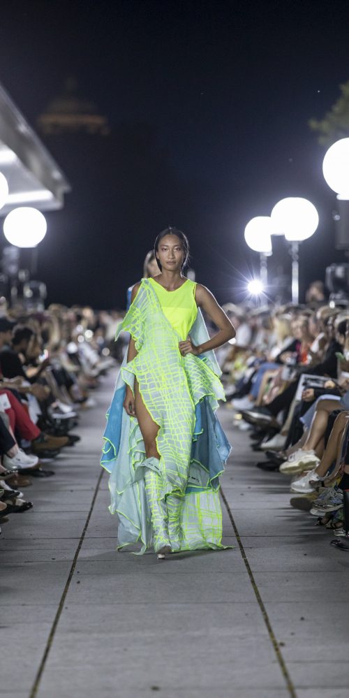 Ania Marincek and Lora Sonney from HEAD – Geneve. Photo by Alexander Palacio.