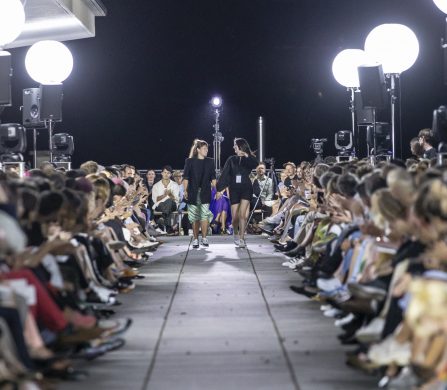 Ania Marincek and Lora Sonney from HEAD – Geneve. Photo by Alexander Palacio.