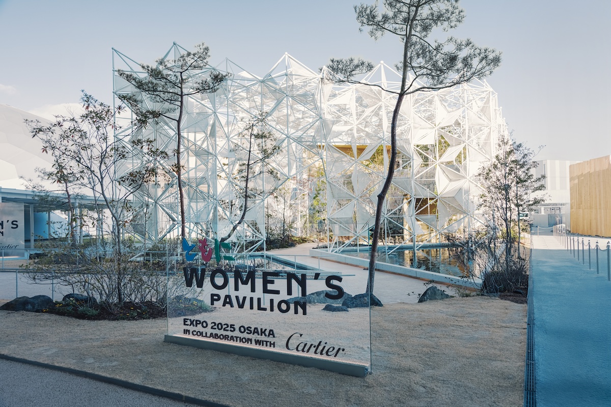 Cartier EXPO 2025 WOMEN'S PAVILION ピンバッジ cartier x expo 2025 osaka | women's pavilion opens with a