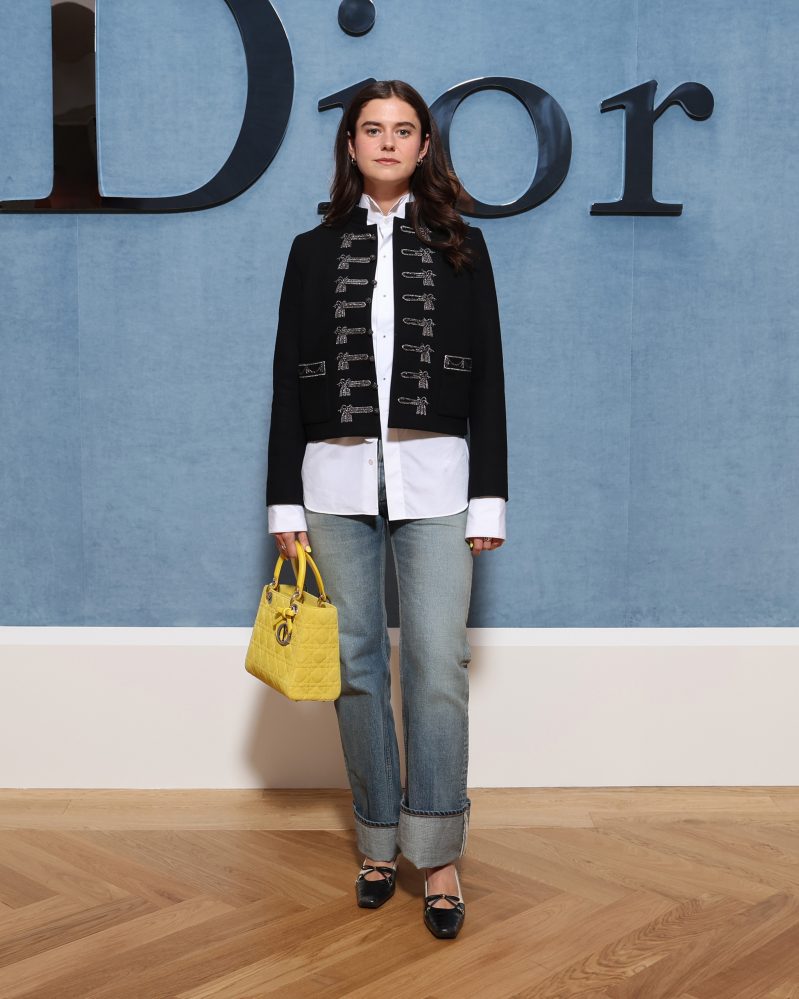 PARIS, FRANCE - JUNE 27: Alison Oliver attends the Dior Homme Menswear Spring/Summer 2026 show as part of Paris Fashion Week on June 27, 2025 in Paris, France. (Photo by Pascal Le Segretain/Getty Images for Dior Homme)