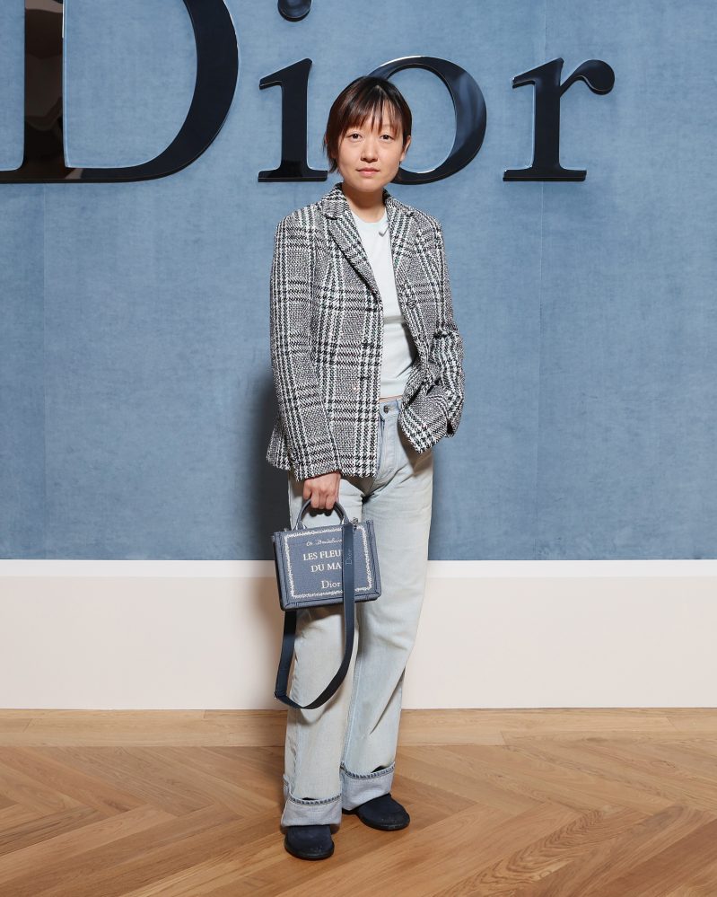 PARIS, FRANCE - JUNE 27: Celine Song attends the Dior Homme Menswear Spring/Summer 2026 show as part of Paris Fashion Week on June 27, 2025 in Paris, France. (Photo by Pascal Le Segretain/Getty Images for Dior Homme)