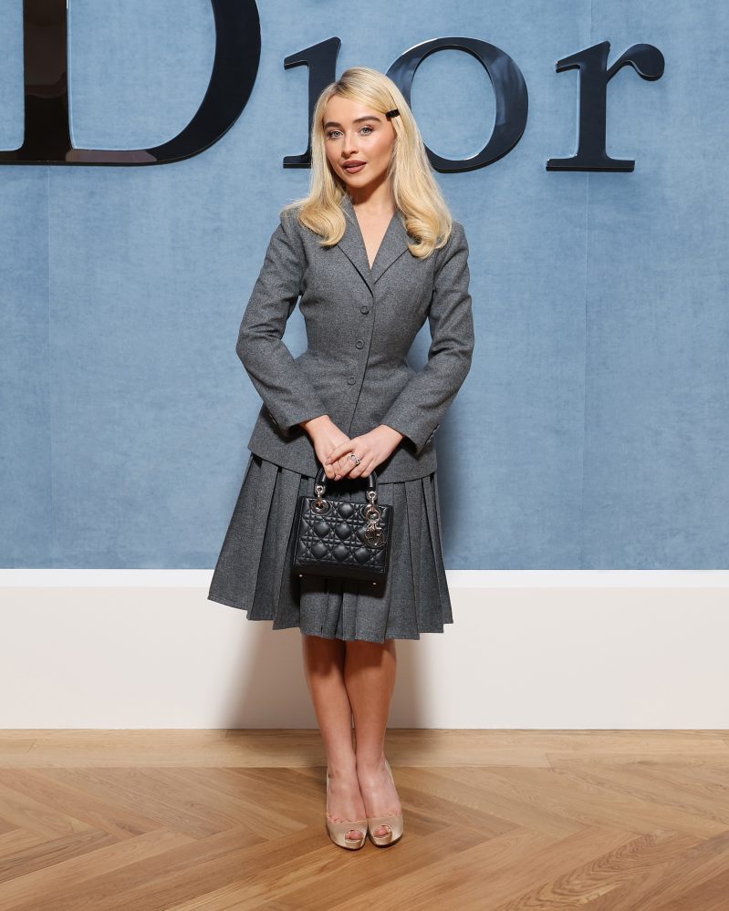 PARIS, FRANCE - JUNE 27: Sabrina Carpenter attends the Dior Homme Menswear Spring/Summer 2026 show as part of Paris Fashion Week on June 27, 2025 in Paris, France. (Photo by Pascal Le Segretain/Getty Images for Dior Homme)