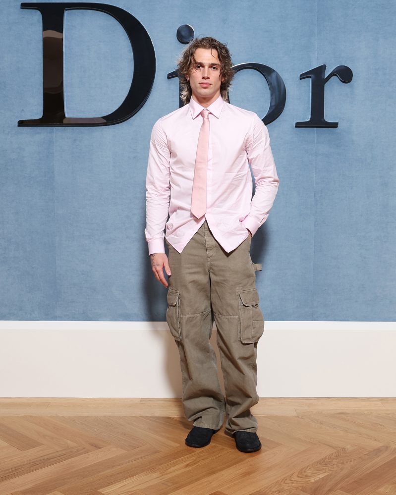 PARIS, FRANCE - JUNE 27: Vinnie Hacker attends the Dior Homme Menswear Spring/Summer 2026 show as part of Paris Fashion Week on June 27, 2025 in Paris, France. (Photo by Pascal Le Segretain/Getty Images for Dior Homme)