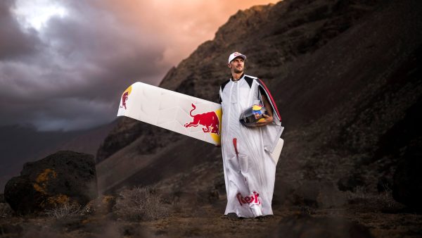 prada linea rossa x red bull | wingsuit foil soaring